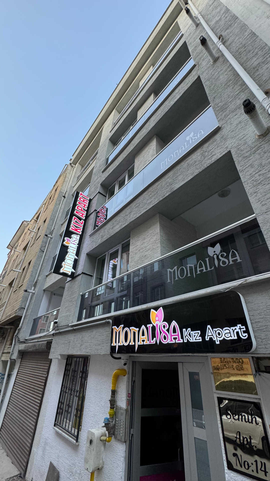 Monalisa Kız Apart binası, Eskişehir Tepebaşı